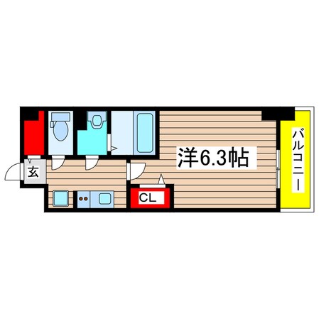 メイクス名駅南Ⅱの物件間取画像